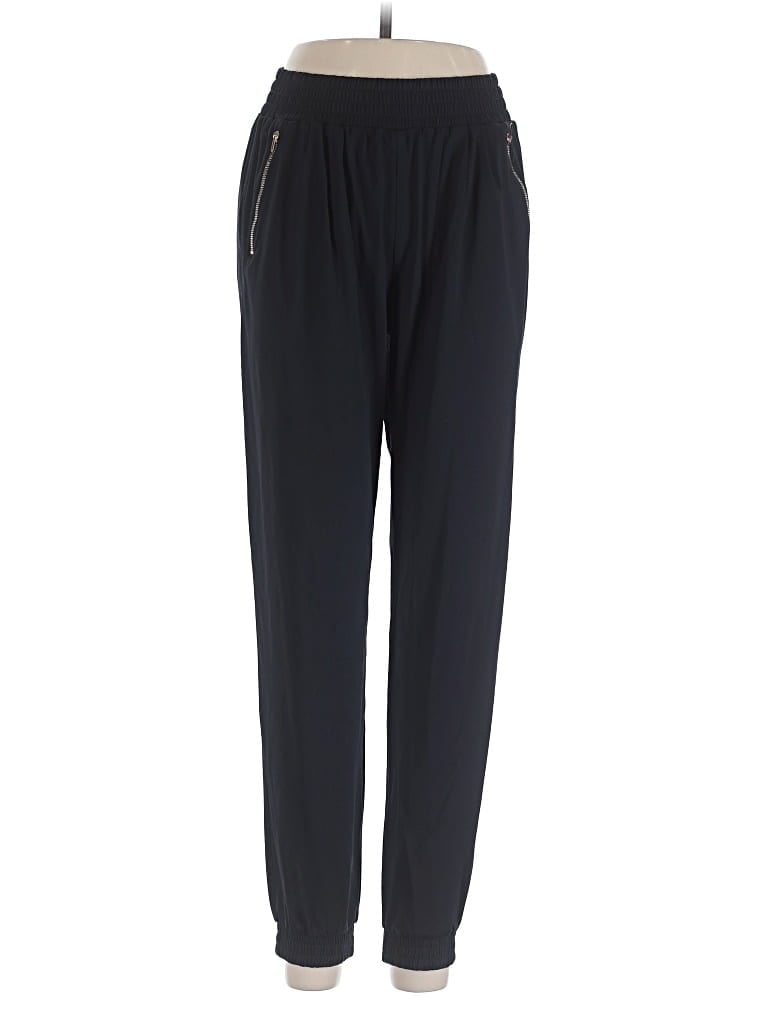 ADAY Casual Pants - Mid/Reg Rise: Black Bottoms - Size Small