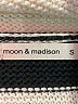 Moon & Madison Stripes White Pullover Sweater Size S - photo 7