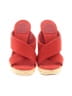 Tory Burch Red Wedges Size 6 - photo 2