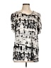 Lularoe Silver Short Sleeve Blouse Size L - photo 1
