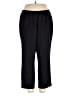Falls Creek Solid Black Casual Pants Size 18 - photo 1