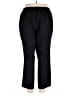 Falls Creek Solid Black Casual Pants Size 18 - photo 2