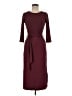 Primark Burgundy Casual Dress Size 6 - photo 1