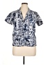 Assorted Brands Blue Short Sleeve Blouse Size XL - photo 1