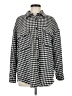 Unbranded 100% Polyester Houndstooth Black Fleece Size M - photo 1
