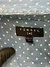 Tinsel 100% Lyocell Polka Dots Blue Long Sleeve Button-Down Shirt Size M - photo 7