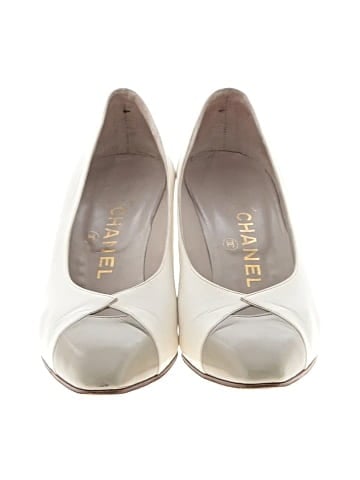 Chanel Vintage Bicolor Pointed Toe Pump (view 2)