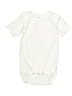 Laughing Giraffe 100% Polyester Solid Ivory Short Sleeve Onesie Size 12-18 mo - photo 1