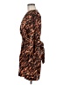 Sandro 100% Silk Animal Print Orange Cocktail Dress Size EU (FR) 40 / US 8 - photo 5