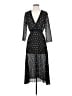 Maje 100% Polyester Polka Dots Black Cocktail Dress Size Sm (1) - photo 1