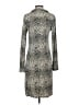 MICHAEL Michael Kors Paisley Gray Casual Dress Size S - photo 2