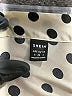 Shein 100% Polyester Polka Dots Ivory Long Sleeve Blouse Size 4 - photo 7