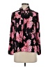 J.Crew 100% Polyester Floral Black 3/4 Sleeve Blouse Size XS - photo 1