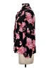 J.Crew 100% Polyester Floral Black 3/4 Sleeve Blouse Size XS - photo 5