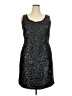 Talbots 100% Silk Silver Cocktail Dress Size 18 - photo 1
