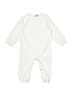 Laughing Giraffe 100% Polyester Solid Ivory Long Sleeve Onesie Size 0-3 mo - photo 1