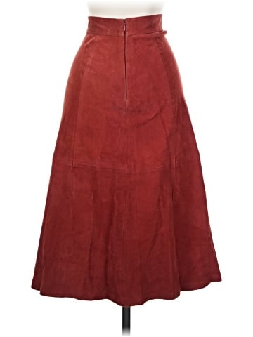 J. Peterman Leather Skirt (view 2)