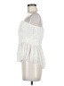 Express 100% Polyester Ivory Sleeveless Blouse Size M - photo 5
