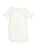 Laughing Giraffe 100% Polyester Ivory Short Sleeve Onesie Size 0-3 mo - photo 2