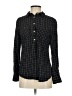 Merona Plaid Black Long Sleeve Button-Down Shirt Size S - photo 1