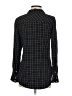Merona Plaid Black Long Sleeve Button-Down Shirt Size S - photo 2