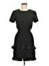 Maje Tweed Gray Black Casual Dress Size Med (2) - photo 1