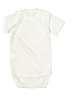 Laughing Giraffe 100% Polyester Solid Ivory Short Sleeve Onesie Size 3-6 mo - photo 2