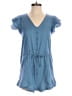 Shein Solid Blue Romper Size XS - photo 1