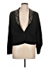 H&M 100% Polyester Black Blazer Size 12 - photo 1