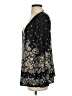 Billabong 100% Rayon Black Long Sleeve Blouse Size S - photo 5