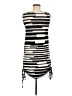 Unbranded Stripes Black Casual Dress Size M - photo 2