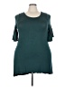 Agnes & Dora Teal Short Sleeve Top Size 3X - photo 1