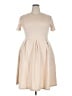 Unbranded Solid Tan Casual Dress Size XXL - photo 1