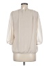 Max Edition 100% Polyester Ivory 3/4 Sleeve Blouse Size M - photo 2