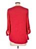 A. Byer 100% Polyester Red Long Sleeve Blouse Size L - photo 2