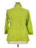 JM Collection Green 3/4 Sleeve Button-Down Shirt Size 18 - photo 2