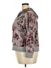 Maurices Floral Gray Zip Up Hoodie Size XXL - photo 5