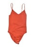 Topshop Orange Bodysuit Size 8 - photo 1