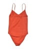 Topshop Orange Bodysuit Size 8 - photo 2