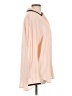 Old Navy 100% Rayon Color Block Pink Long Sleeve Blouse Size L - photo 4