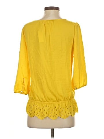 New York & Company 3/4 Sleeve Blouse (view 2)