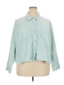 Lane Bryant 100% Cotton Teal Jacket Size 22 - 24 Plus - photo 1
