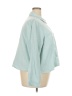 Lane Bryant 100% Cotton Teal Jacket Size 22 - 24 Plus - photo 4