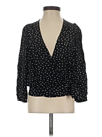 Madewell 3/4 Sleeve Silk Top (view 1)