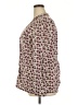 Torrid 100% Polyester Purple Long Sleeve Blouse Size 2X Plus (2) - photo 5
