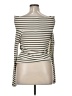 American Eagle Outfitters Stripes Ivory Turtleneck Sweater Size XL - photo 2