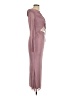 Mable Purple Burgundy Cocktail Dress Size L - photo 4