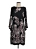 Studio One Paisley Black Casual Dress Size M - photo 1