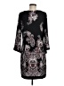 Studio One Paisley Black Casual Dress Size M - photo 2