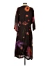Assorted Brands Tie-dye Black Burgundy Casual Dress Size S - photo 2